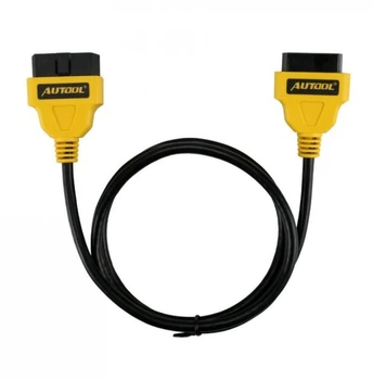 Кабель удлинитель OBD2 AUTOOL 150 см для подключения адаптеров GOLO, EasyDiag, ELM327