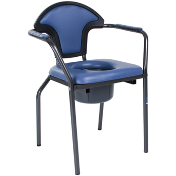 Складаний сталевий стілець-туалет «NEW OPEN» з м'яким сидінням 30051