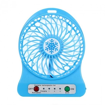 Мини-вентилятор Portable Fan Mini Голубой