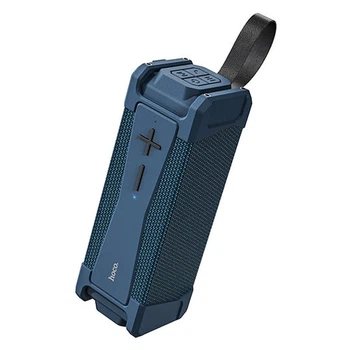 Портативная Беспроводная Bluetooth Колонка Акустика HOCO Magic sports HC6 |TWS, BT, AUX, FM, IPX5| Cиний