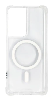 Магнитный чехол XON PhoneCase Magnetic для Samsung S21 Ultra (PCMB2121300T 1806) Прозрачный