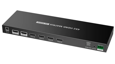 Матричний коммутатор 4x2 HDMI, 4K Lenkeng LKV422
