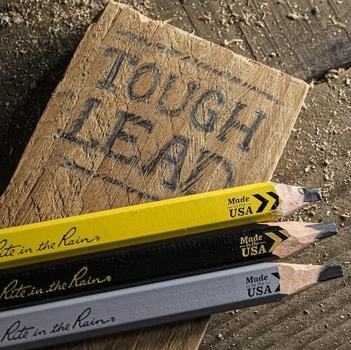 Набор 6 шт Всепогодный военный карандаш Carpenter Pencils Rite the Rain США