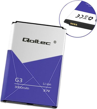 Акумулятор Qoltec для LG BL-53YH G3 3000 mAh (5901878520179)