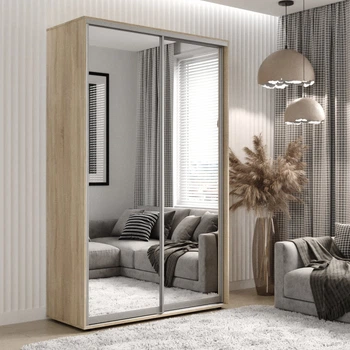Шафа-купе Viant Light 150х60х240 см Дуб сонома Дзеркала