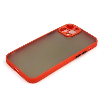 Силиконовый чехол с закрытой камерой Avenger Totu для iPhone 12 Pro Max Red