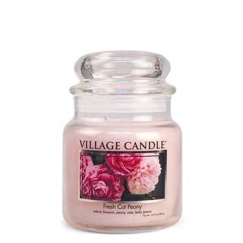 Свічка Village Candle Свіжа півонія 389г