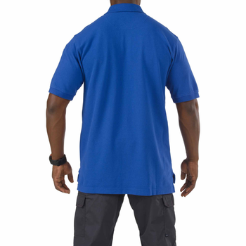 Футболка Поло тактична з коротким рукавом 5.11 Tactical Professional Polo - Short Sleeve Academy Blue 2XL (41060-692)