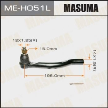 Рулевые наконечники MASUMA ME-H051L Honda Accord, Civic 53560TA0A01, 53540SMG003