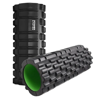 Ролик масажний Power System Fitness Foam Roller PS-4050 33*15 см BlackGreen