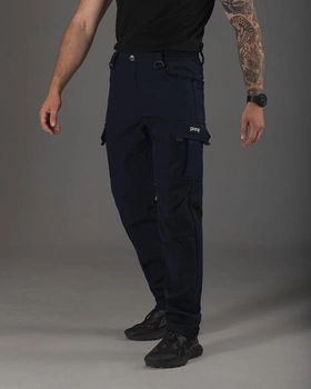 Тактические штаны утепленные мужские BEZET Патрон 2.0 9587 4XL Синие (ROZ6501047276)