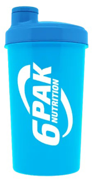 Shaker 6PAK Nutrition New Workout 700 ml Neonowo-niebieski (5902811813006)