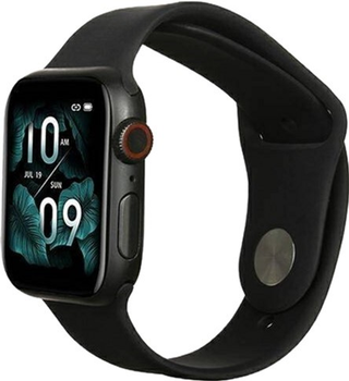 Pasek Beline Silicone do Apple Watch Series 1/2/3/4/5/6/7/8/SE/Ultra 42-49 mm Czarny (5904422919795)