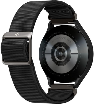 Ремінець Spigen Fit Lite AMP04040 для Samsung Galaxy Watch 1/3/Active 1/Active 2/4/4 Classic/5/5 Pro/6/6 Classic 40-46 мм Black (8809811856460)