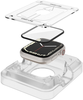 Szkło ochronne Spigen ProFlex EZ Fit AFL04052 do Apple Watch 7 41 mm Przezroczysty 2 szt (8809811856576)