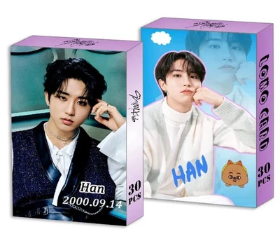 Карточки Stray kids 30 шт Хан квока han quokka стрей кидс к поп k pop кенгуру lomo бродячие дети арт 1