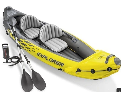 Надувная лодка байрка-каяк Intex 68307 Explorer K2 Kayak