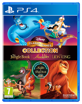 Игра Sony PlayStation 4 Disney Classic Games Collection The Jungle Book, Aladdin and The Lion King Английская Версия