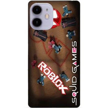 Чохол силіконовий бампер Candy для Iphone 11 з малюнком Roblox Гра в кальмара Роблокс