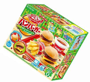 Popin Cookin Japanese DIY Candy kit SUSHI Burger Festival set kracie w/Gift  /Sen