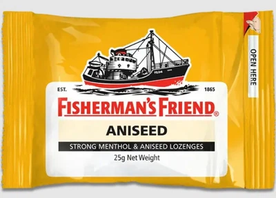 Цукерки Fisherman's Friend Aniseed зі смаком анісу та ментолу 25г
