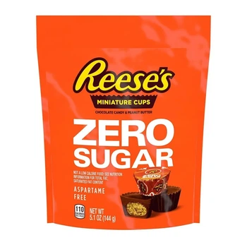 Шоколад з арахісовою пастою Reese’s Miniature Cups Zero Sugar 144 г