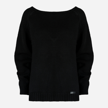Sweter damski ciepły Kamea K.21.601.08 One Size Czarny (5903246742176)