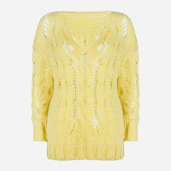 Пуловер жіночий Kamea K.21.606.25 One Size Жовтий (5903246742893)