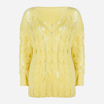 Пуловер жіночий Kamea K.21.606.25 One Size Жовтий (5903246742893)