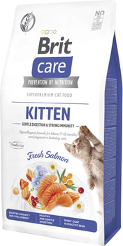 Sucha karma dla kociąt Brit Care Cat GF Kitten Gentle Digestion Strong Immunity z łososiem 7 kg (8595602565054)