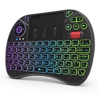 Беспроводная клавиатура Без бренда с тачпадом для Android TV Box PC 2.4 ГГц Чёрный (1013-199-00)