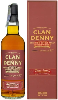 Виски Clan Denny Speyside Single Malt 0.7 л 40% в сувенирной коробке (5014218821666)