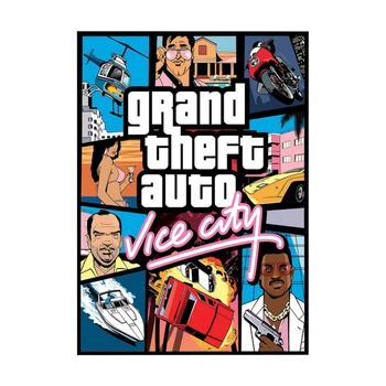 Постер на ПВХ "GTA Vice City" UkrPoster 2200570022 без рамки 50х70 см