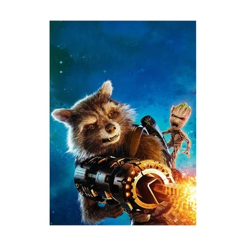Постер на ПВХ "Raccoon Rocket" UkrPoster 2200570019 без рамки 50х70 см