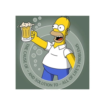 Постер на ПВХ "Gomer Beer" UkrPoster 2200550029 без рамки 50х50 см