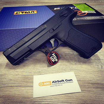 Пистолет Cyma Glock 18 custom AEP CM.127S Mosfet Edition [CYMA] (для страйкбола)