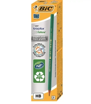 Карандаш графитовый BIC HB, зеленый Evolution без резинки (3086124000291)