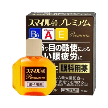 Японские капли для глаз премиум LION Smile 40 Premium 15 мл