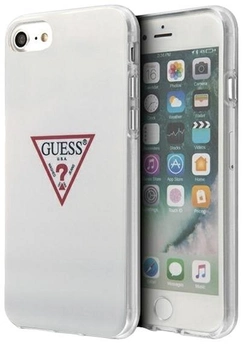 Etui Guess Triangle Collection do Apple iPhone 7/8/SE 2020/SE 2022 White (3700740484661)