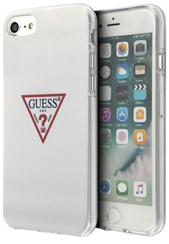 Etui Guess Triangle Collection do Apple iPhone 7/8/SE 2020/SE 2022 White (3700740484661)