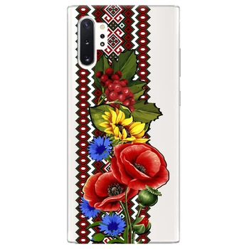 Чехол для Samsung Galaxy Note 10 Plus Ukraine ornament (12200040819341306)