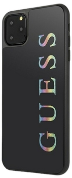 Etui Guess Glitter Logo do Apple iPhone 11 Pro Max Black (3700740463512)