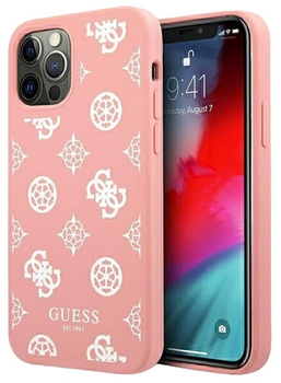 Etui Guess Peony Collection do Apple iPhone 12 Pro Max Pink (3666339004040)