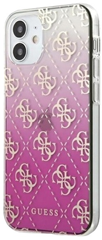 Etui Guess 4G Gradient do Apple iPhone 12 mini Pink (3700740481486)