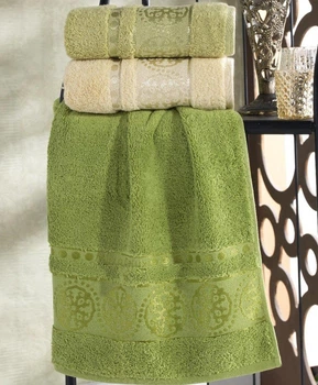 Набор полотенец Cestepe. MicroCotton Delux Orient green-70х140(3шт)