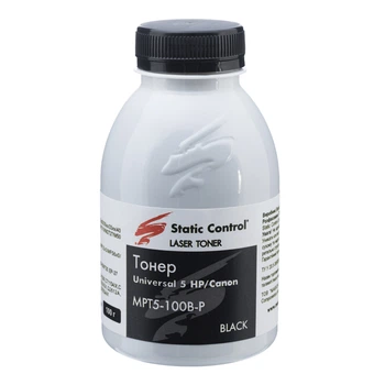 Тонер універсальний MPT5 HP/Canon 100г (фасований) Static Control