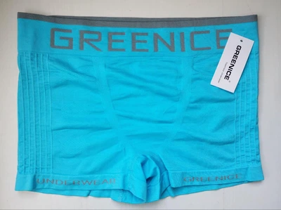 Боксеры мужские Greenice бесшовные голубой M\L 7723