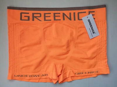 Боксеры мужские Greenice бесшовные оранжевый M\L 7723