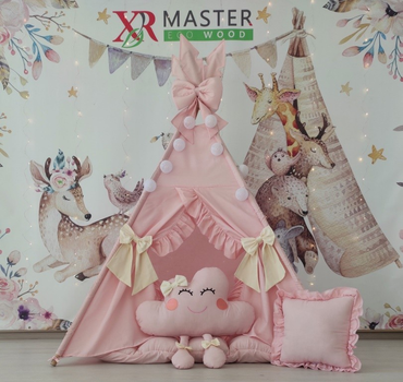 Вигвам для девочки XRMASTER Pink house Bubbles БОН БОН