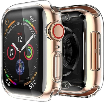 Etui Usams IW486BH03 (US-BH486) do Apple Watch Series 4/5/6/SE 44 mm Przezroczysty (6958444964799)